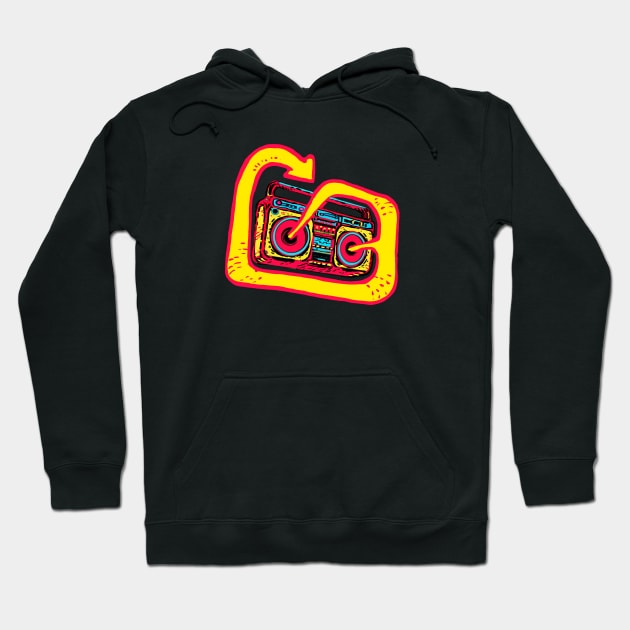 radio replay Hoodie by Lambdog comics!